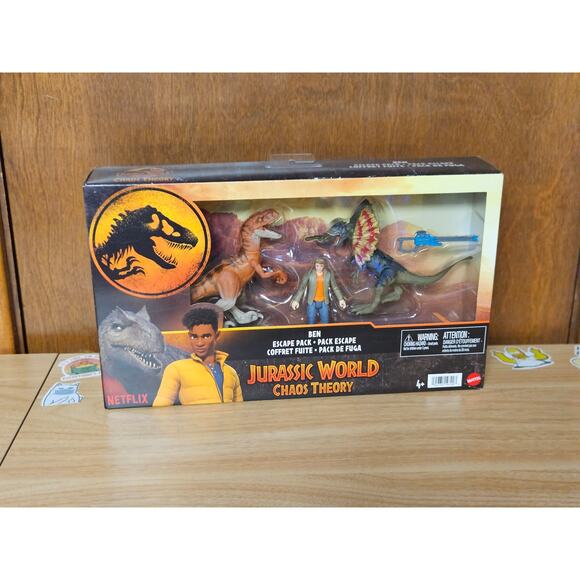 Jurassic World: Chaos Theory Ben Escape Figure Pack - Picture 1 of 9